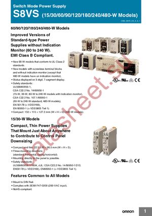 S8VS-03005 datasheet  